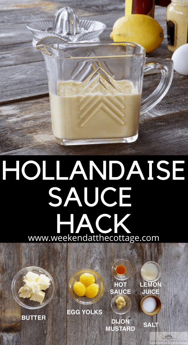 We may earn commission on some of the items you choose to buy. Hollandaise Sauce Hack - Weekend at the Cottage