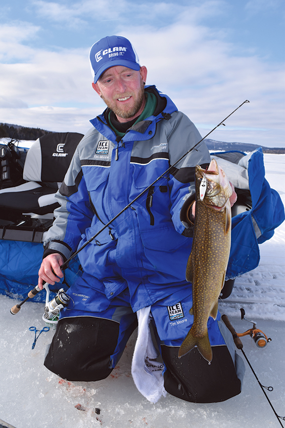 lake trout ice fishing rod