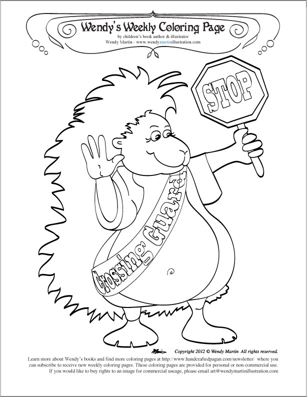 So today, we are going to talk about something different. Crossing Guard Coloring Page