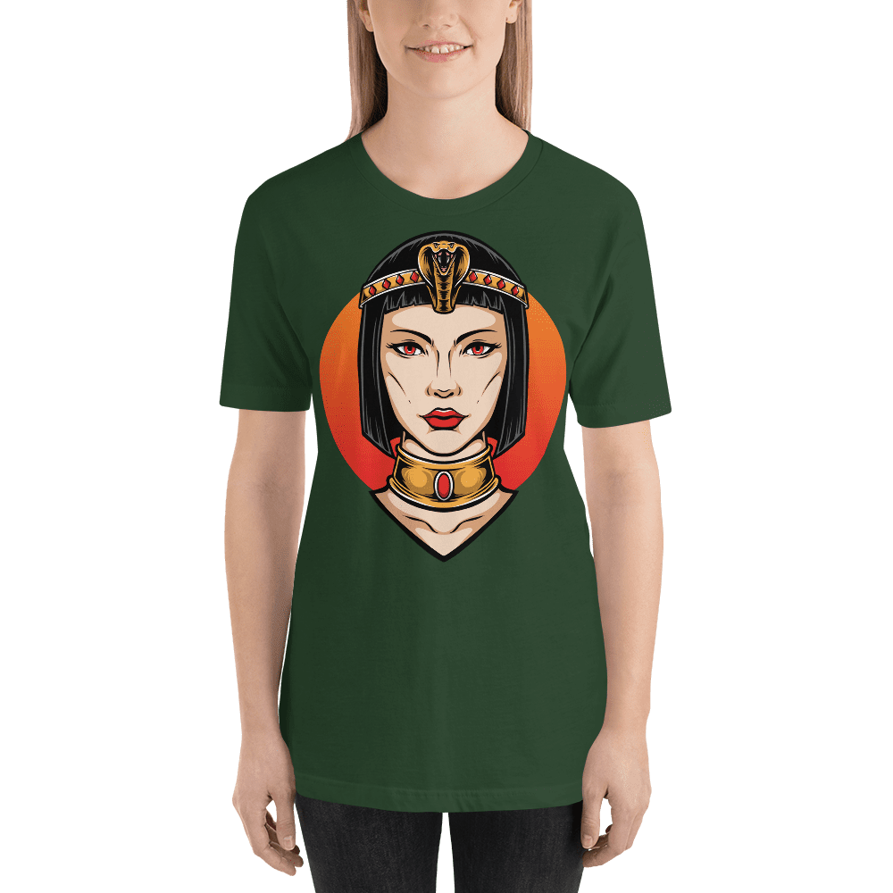 Egyptian Queen Cleopatra Head ShortSleeve Unisex TShirt, Ancient