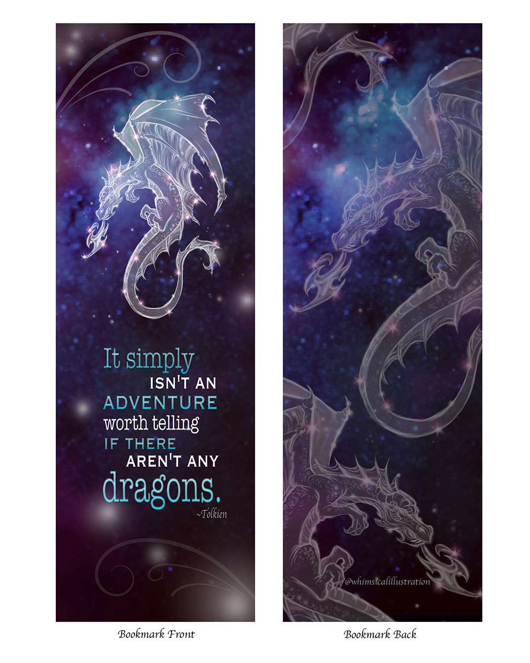 bookmark dragon constellation