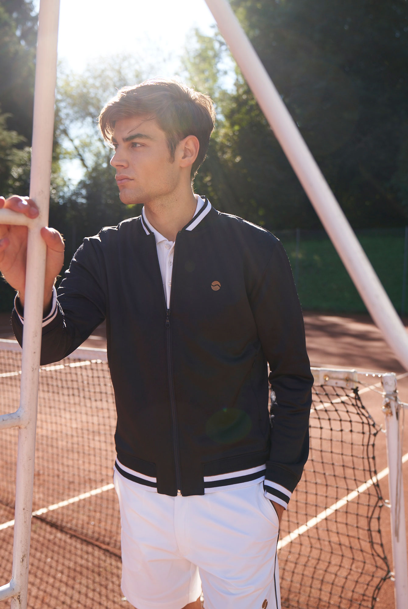 white tennis jacket