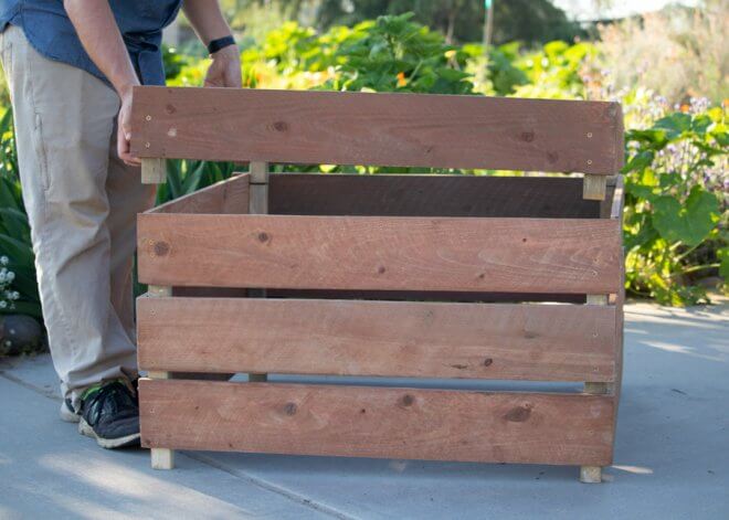 I needed a compost bin so now its spring thought i better make one. Do It Yourself Stackable Compost Bins Wildflower Yard