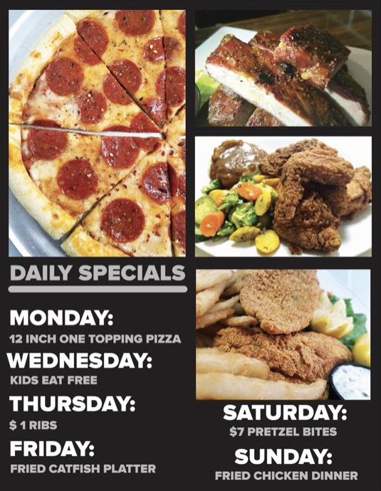 Wildwood Pub & Grill » Happy Hour, Specials, and Drinks