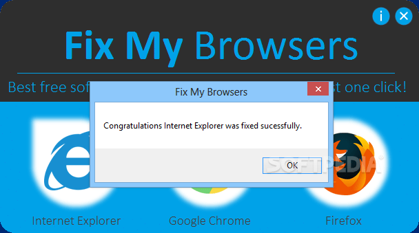 To circumvent this issue, use idm's. Download Fix My Browsers 2.0