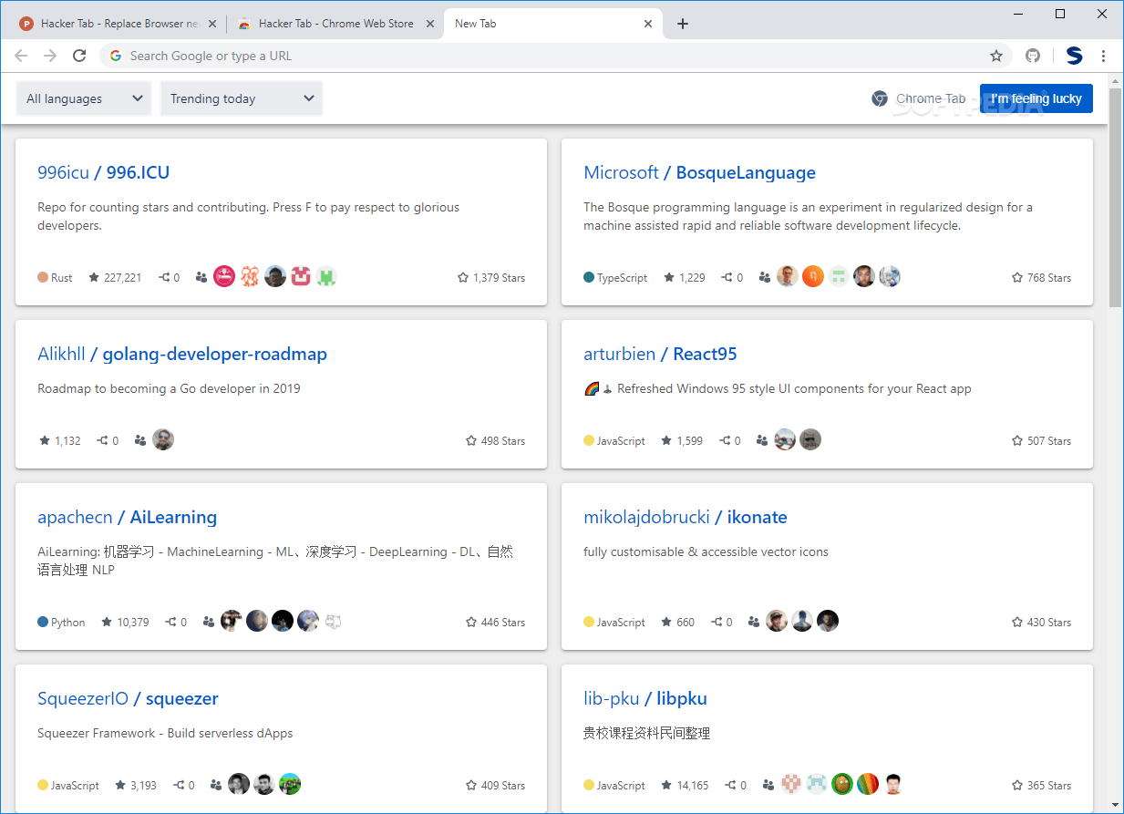 Click to viewyou download hundreds of files to your computer on a weekly—and sometimes daily—basis, a practice that can take forever and has the potential to turn your organized filesystem into a cluttered nightmare. Download Hacker Tab 1.10.0
