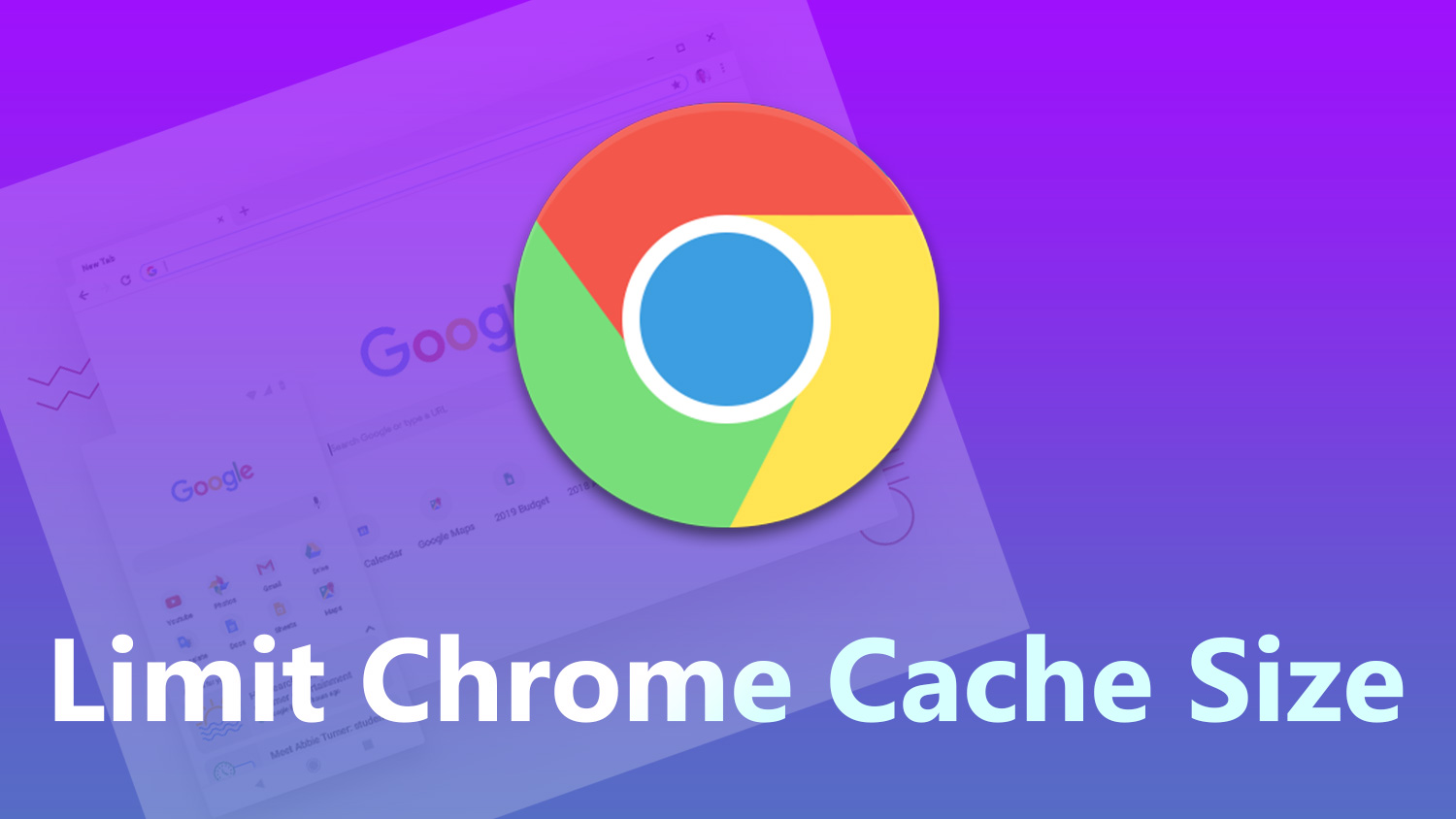 How to limit Google Chrome Cache Size in Windows