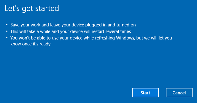 How to Refresh or Reset PC From Command Prompt in Windows 10 How to Refresh or Reset PC From Command Prompt in Windows 10
