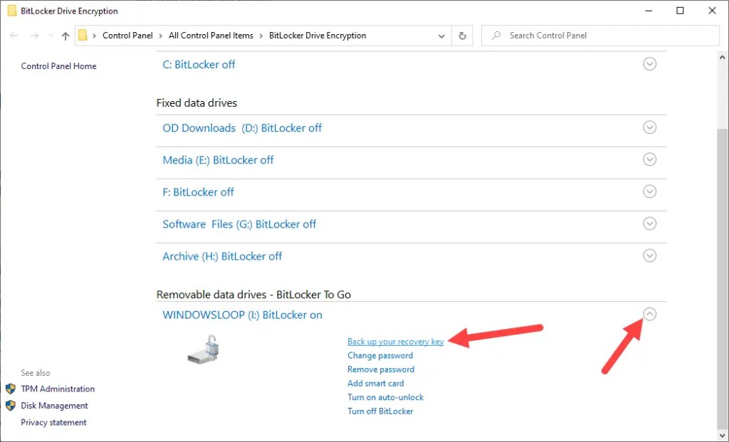 Backup-bitlocker-recovery-key-windows-click-backup-link