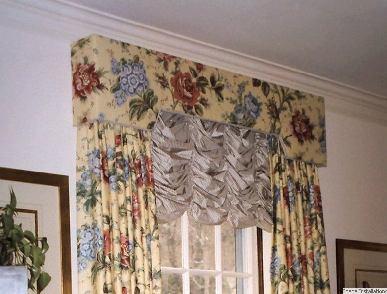 A beautiful window blind can allow you to minimize the . Boston Shade Installations Cornices Window Treatments