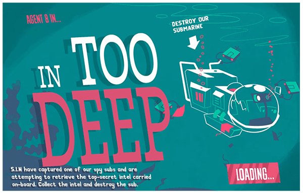 A screen from the Spyder video game from Sumo Digital / Apple Arcade, as included in the article by Winifred Phillips (award-winning game composer)