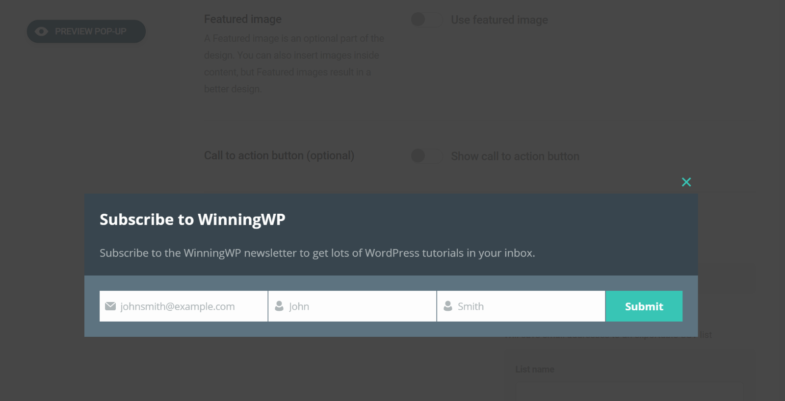Whenever i follow either of them (or when they follow me) i'm automatically unsubscribed from them. Top 8 Best Email Subscription Popup Plugins For Wordpress 2021