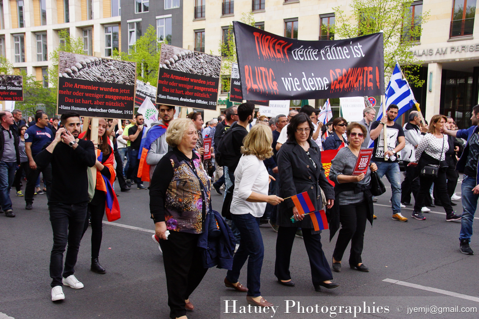 Photographies à Berlin, Allemagne, avril 2015, Les 100 ans du génocide des Arméniens