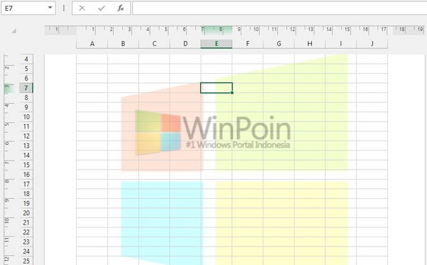 Tidak ada perintah watermark serupa di microsoft excel, namun, kami dapat meniru watermark. Cara Memberi Watermark Pada Excel 2013 Winpoin