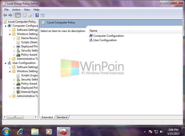 Cara Membuka Local Security Policy Windows 7 | WinPoin