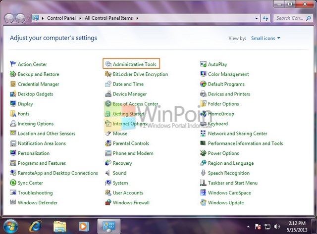 Cara Membuka Local Security Policy Windows 7 | WinPoin