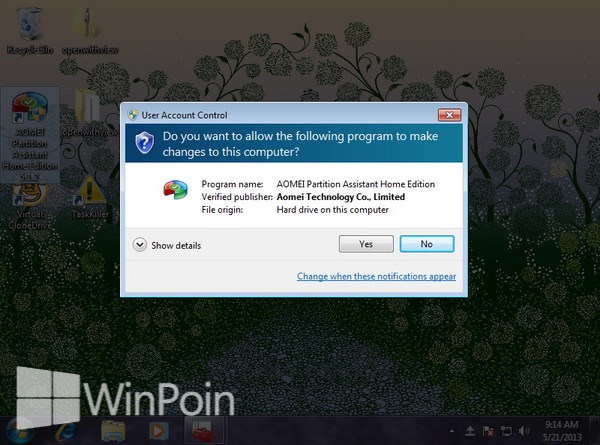 Cara Membuka Aplikasi Tanpa Pemberitahuan UAC di Windows 7 | WinPoin