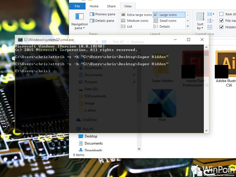 Cara Membuat File/Folder Super Hidden di Windows | WinPoin