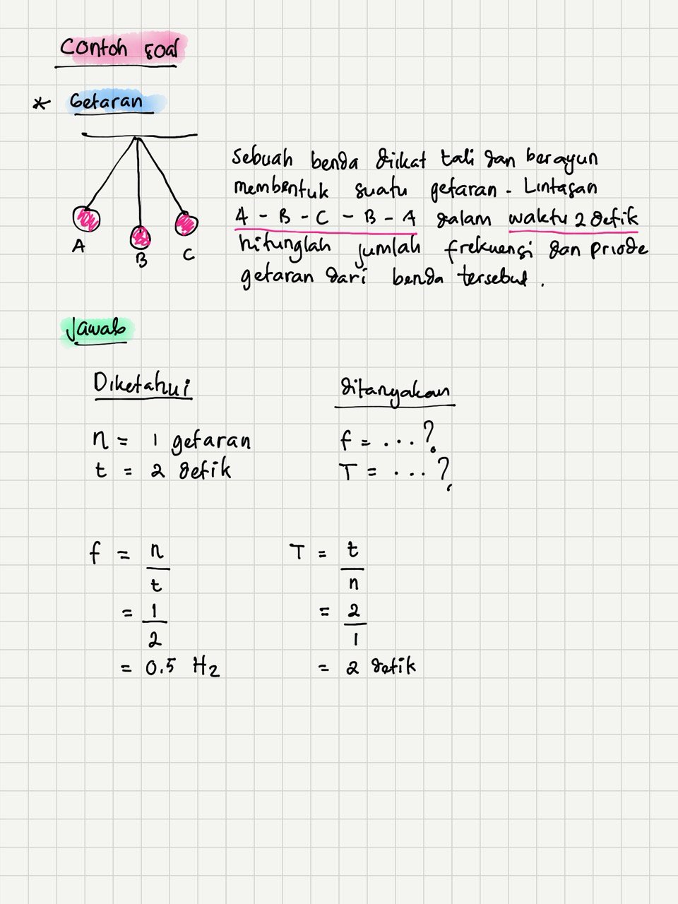 Apa Yang Dimaksud Dengan Frekuensi Getaran Dan Gelombang لم