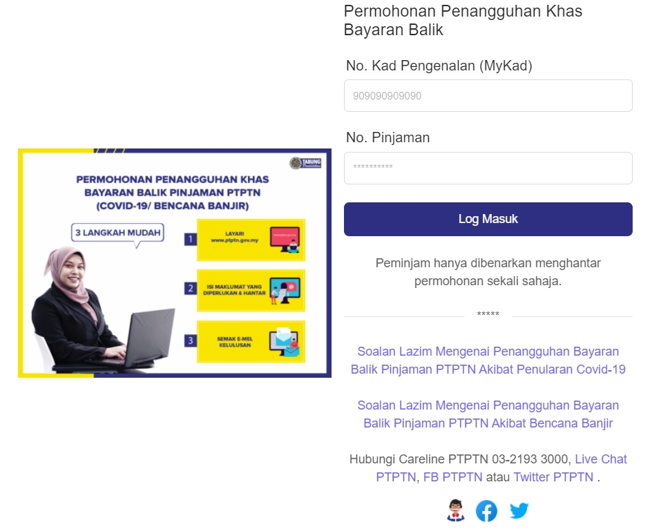 26.07.2021 · cara memohon ptptn : Cara Memohon Pelanjutan Penangguhan Bayaran Balik Pinjaman Ptptn Covid 19
