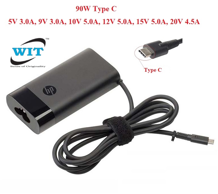 90w 20v 4 5a Type C Type C Usb C Usb C Original Ac Adapter Charger For Hp Spectre X360 15 Bl100 Hp 90w Type C Adapter Wit Computers