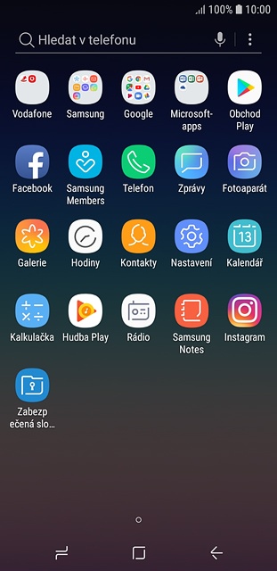 Jak Nastavit E Mail Na Telefonu Samsung Galaxy A6 Android 8 0 Manualy Centrum Pece Vodafone Cz
