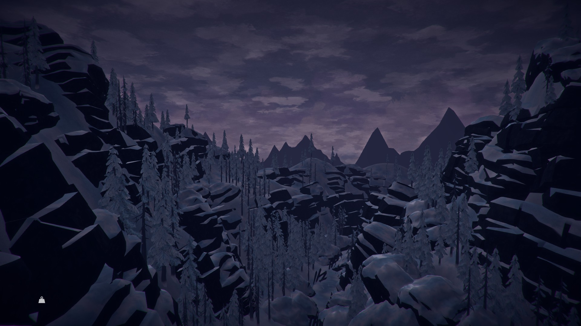 Ravine waterfall