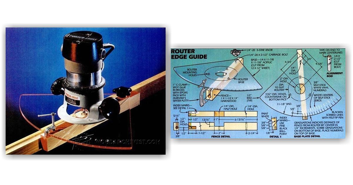 We have every router bit you need for cabinet construction from basic rail & stile. DIY Router Edge Guide â¢ WoodArchivist