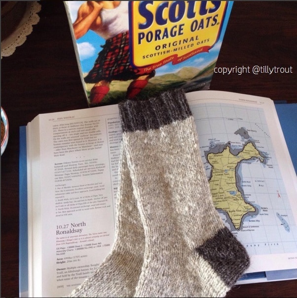 TillyTrout's socks (instagram)
