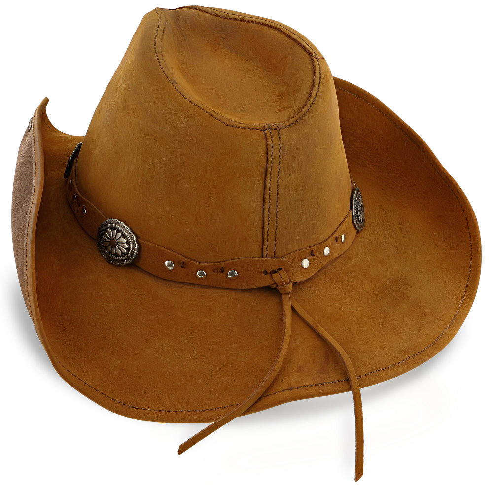 Roxbury – Leather Western Hat by 
