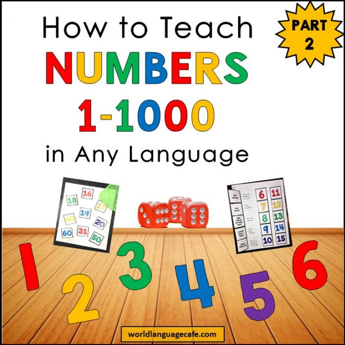 1 für b2b kunden | 6 mio. How To Teach French Spanish Numbers 1 20 1 100 1 1000 Part 2