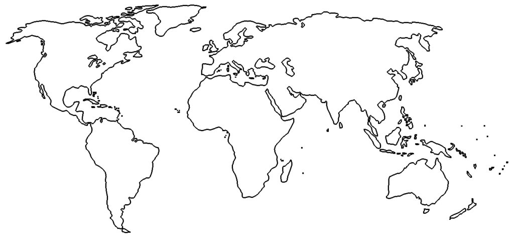 printable blank world map outline png pdf transparent