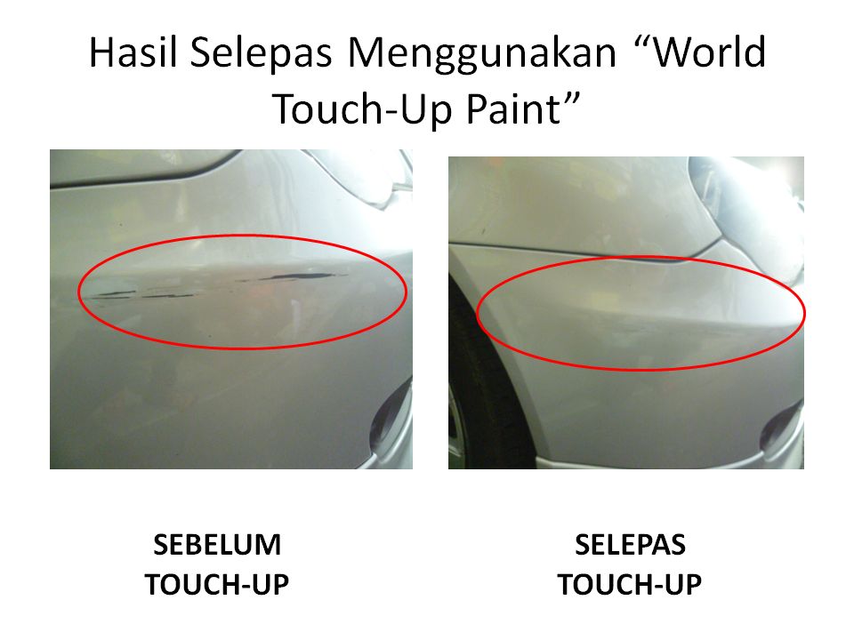Contoh iklan produk penjagaan kereta. Hapuskan Kesan Calar Pada Kenderaan Anda World Touch Up Paint