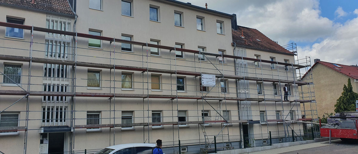 Finde günstige immobilien zur miete in quedlinburg. SanierungsmaÃnahmen im Weinbergweg 42/44 | Wowi Quedlinburg