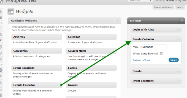 Wp news and scrolling widget is one of the ways to effectively increase the . Wordpress Event Widgets