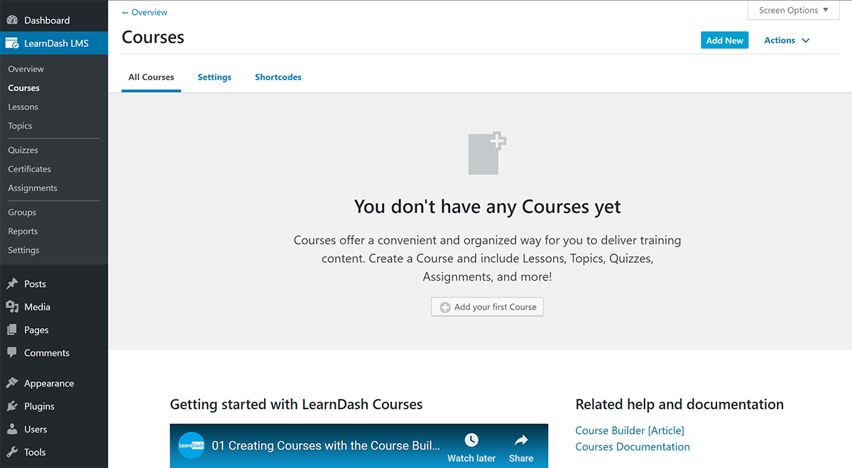 Learn to create an online course website with wordpress using the learndash lms plugin. Learndash 2021 Tutorial Everything You Need To Get Up And Running