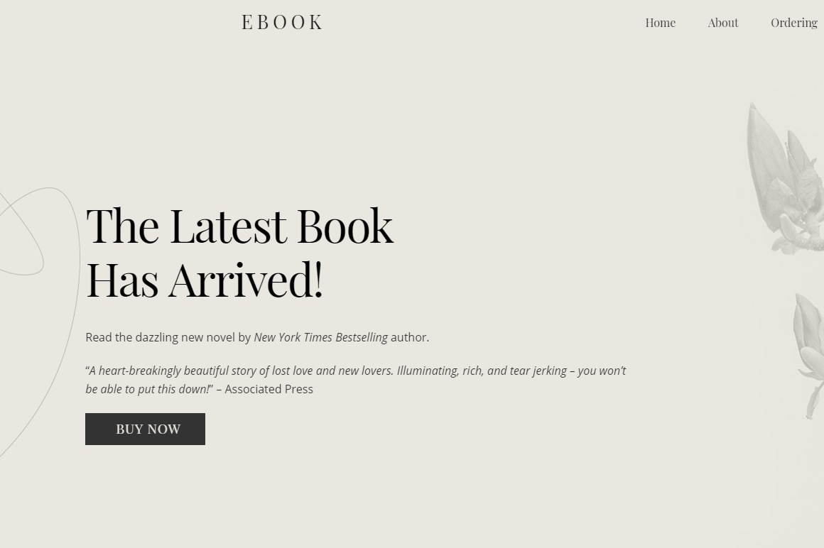 With woocommerce compatibility meaning you can sell both digital and . New Ultra eBook WordPress Theme for Writers and Authors - WPbonsai.com