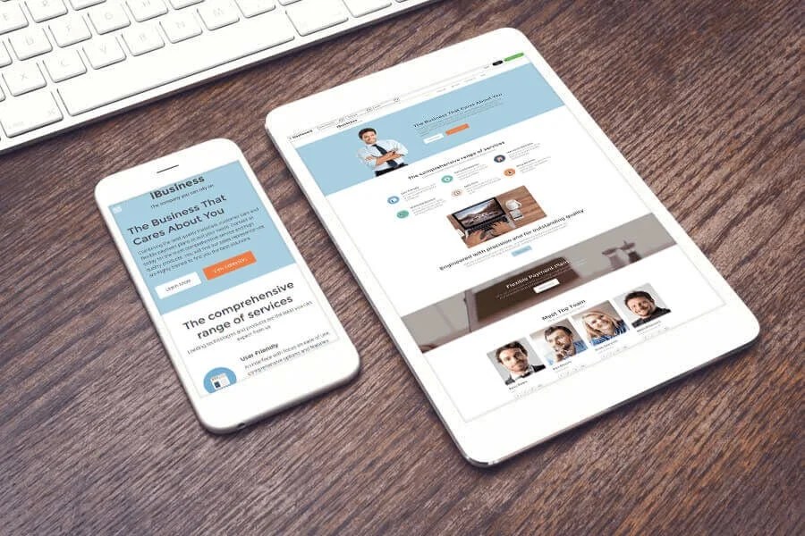 Wp bakery page builder · 5. IBusiness - Online Click & Front-end Editor WordPress Theme