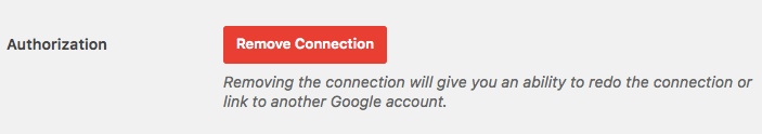 Remove connection in WP Mail SMTP