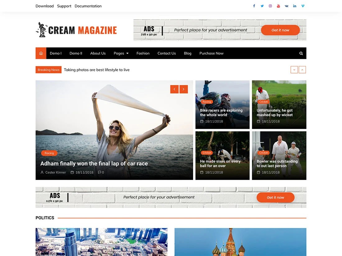 Press j to jump to the feed. Download Cream Magazine Wordpress Theme Nulled Themes