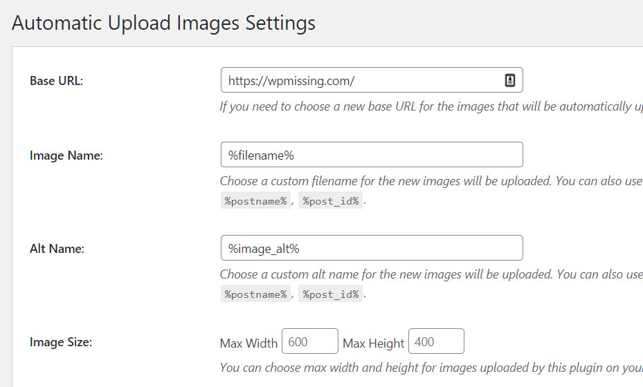 Wordpress automatic plugin is one of the best content scraper plugins for wordpress. Auto Import External Images In Wordpress Automatic Upload Images Wp Missing