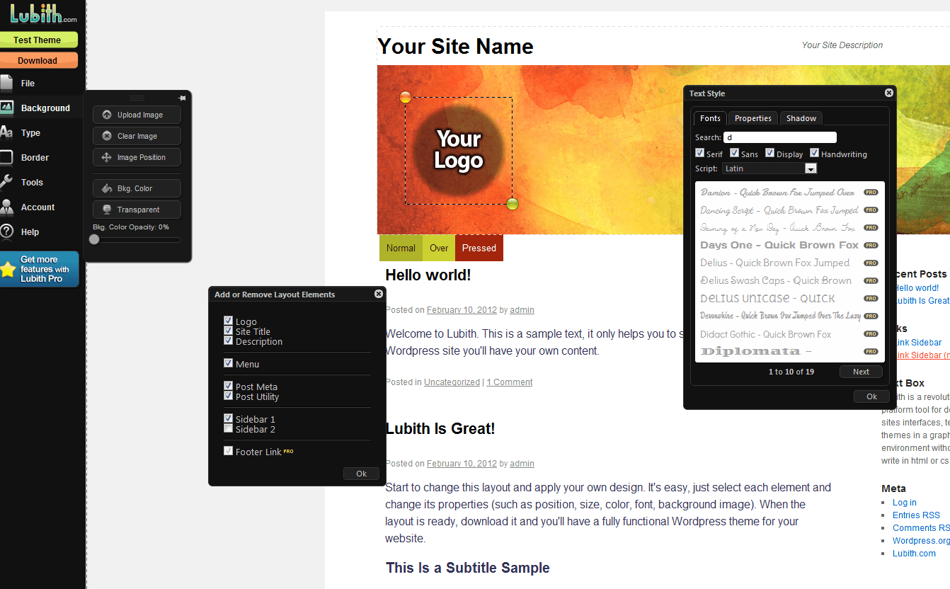 It works great with all page builders and it's perfect for blogs, small business, . Ücretsiz WordPress Tema Oluşturucu - WordPress Notları