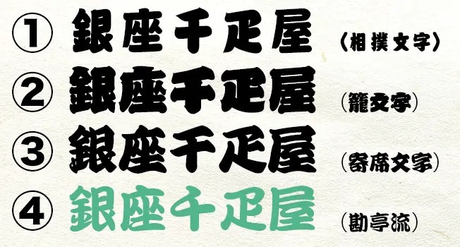 江戸フォントを小粋に使い分けたい 相撲 歌舞伎 落語のフォントの違いと使いかた ヲポレポ