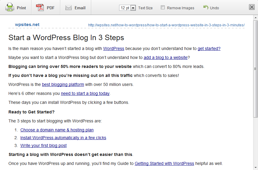 Print Blog Posts &amp; Convert Your Blog to PDF Using a WordPress Plugin