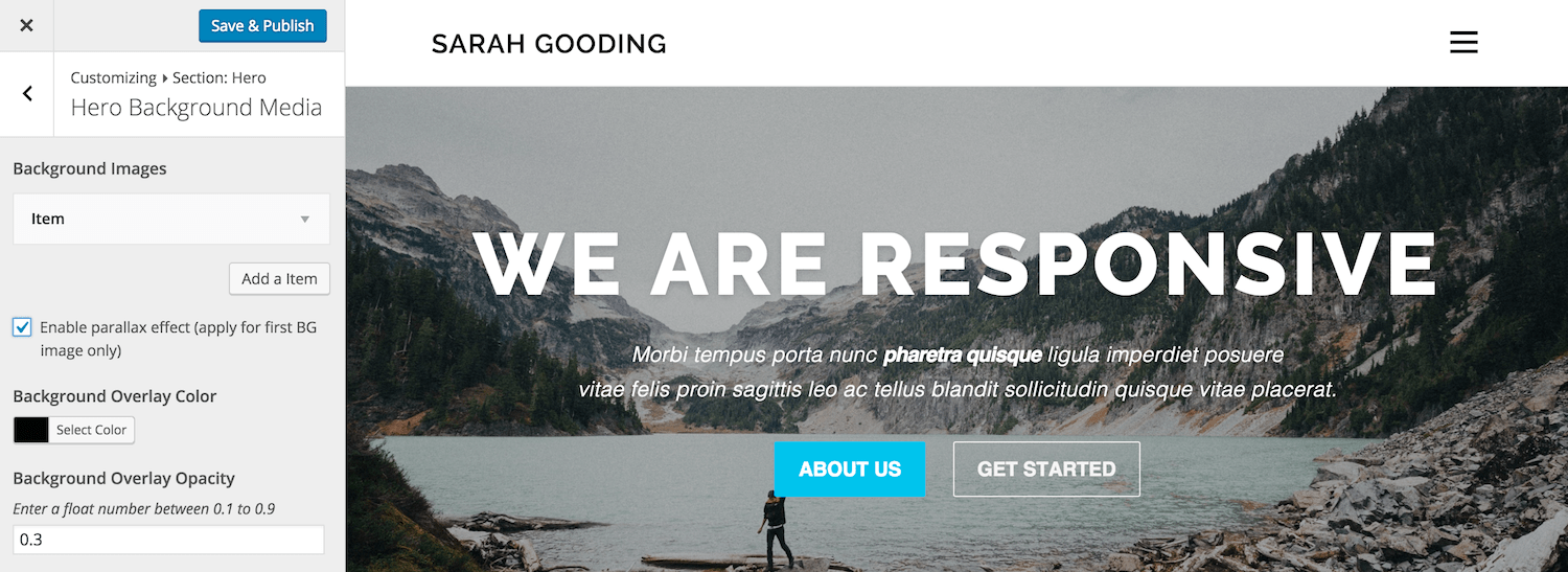 For the onepress parent wordpress theme by famethemes demo page & info page. Onepress A Free Single Page Wordpress Theme Built With Bootstrap 4 Wp Tavern