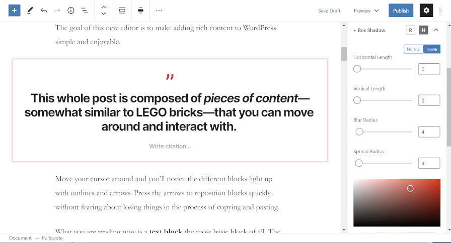 Supreme is proud to introduce you the new and powerful hover buttons styles! Control Block Design Via The Editorplus Wordpress Plugin Wp Tavern