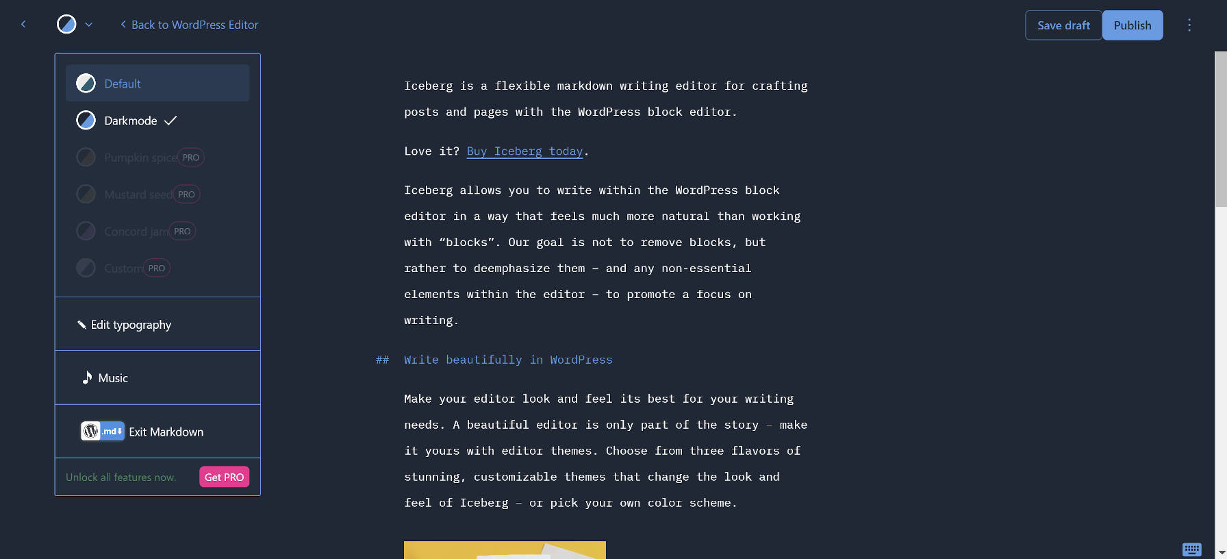 Dark Mode Plugin Repurposed and Renamed to WP Markdown Editor, Change Leaves Users Confused
