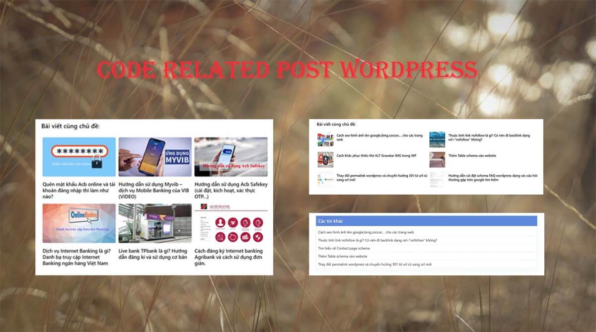 Jetpack related posts · 2. Code bài viết liên quan wordpress (related post without plugin)