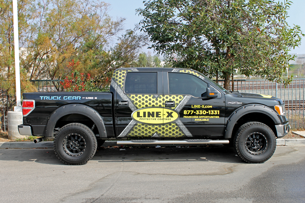 LineX Truck Wrap Wrapfolio