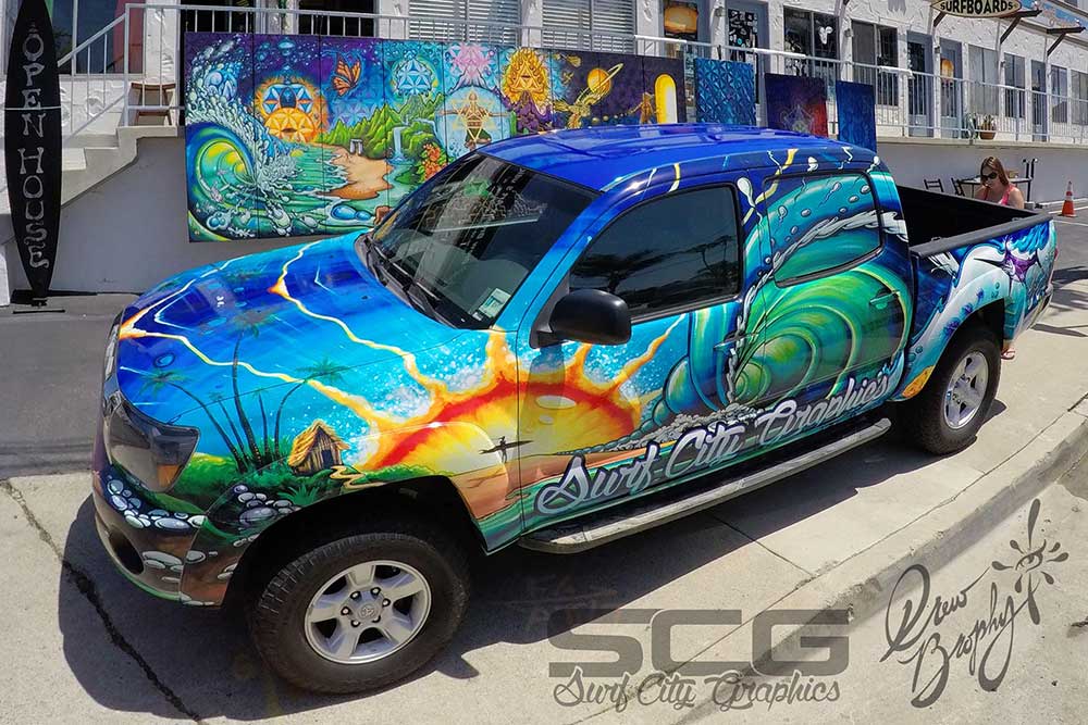 Drew Brophy Truck Wrap by SCG Wrapfolio